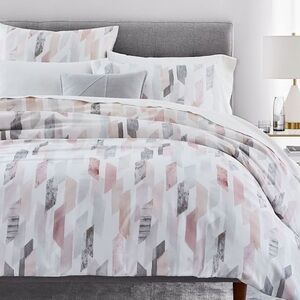 West elm full/queen duvet cover and 2 shams GUC